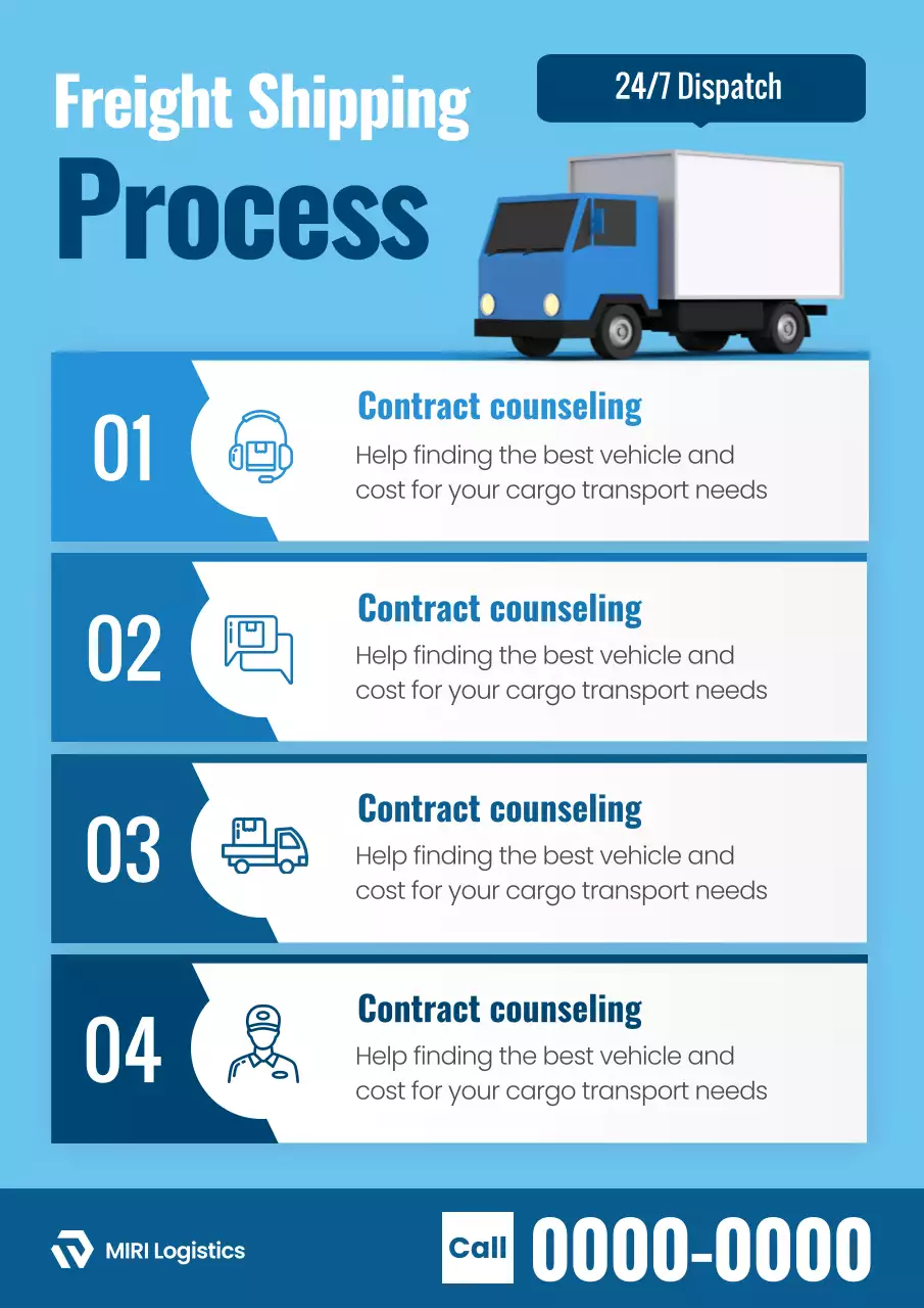 blue modern logistics guide