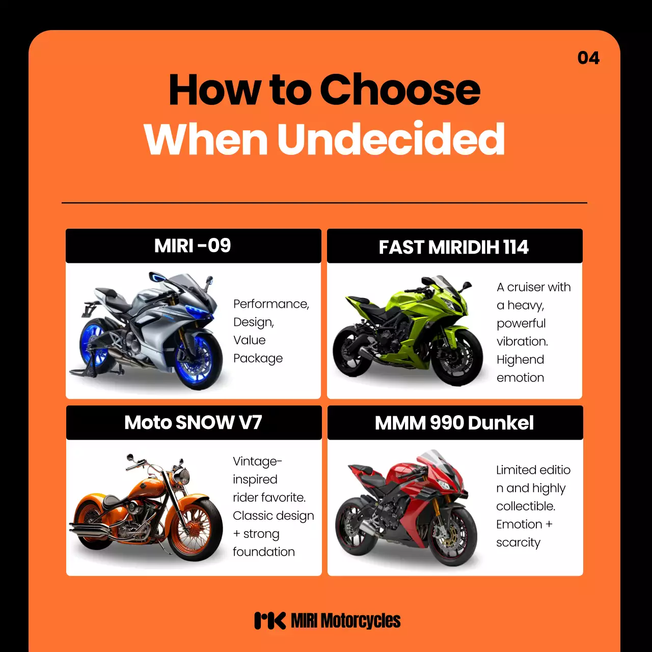 promoção de motocicleta moderna laranja