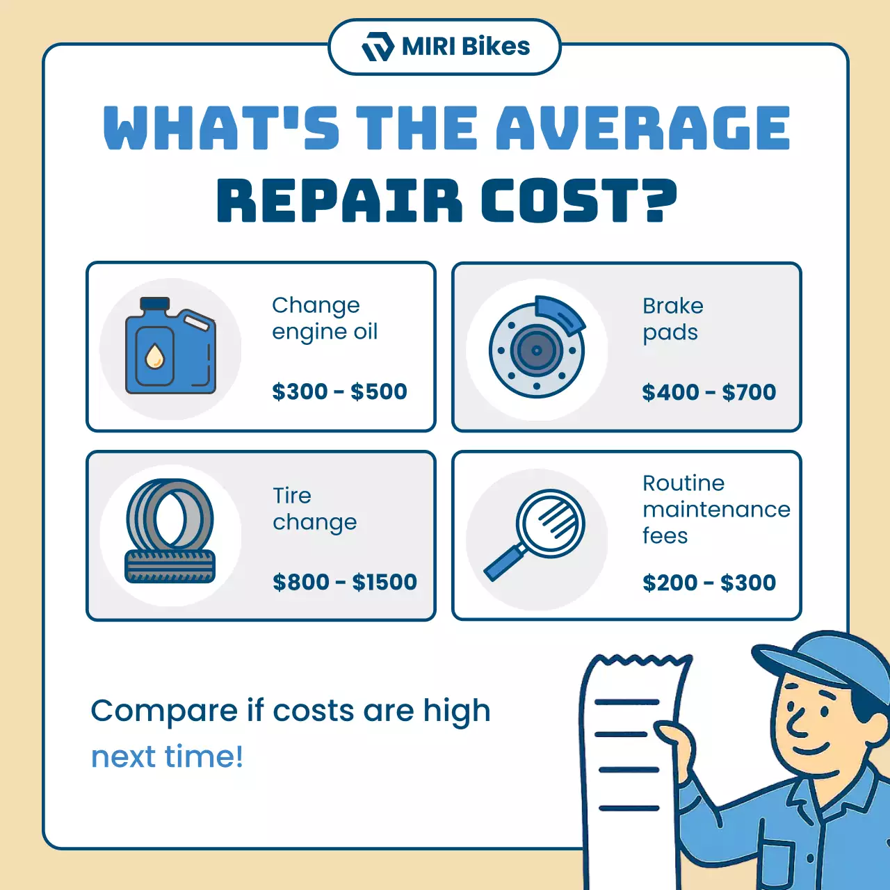 beige retro motorcycle guide