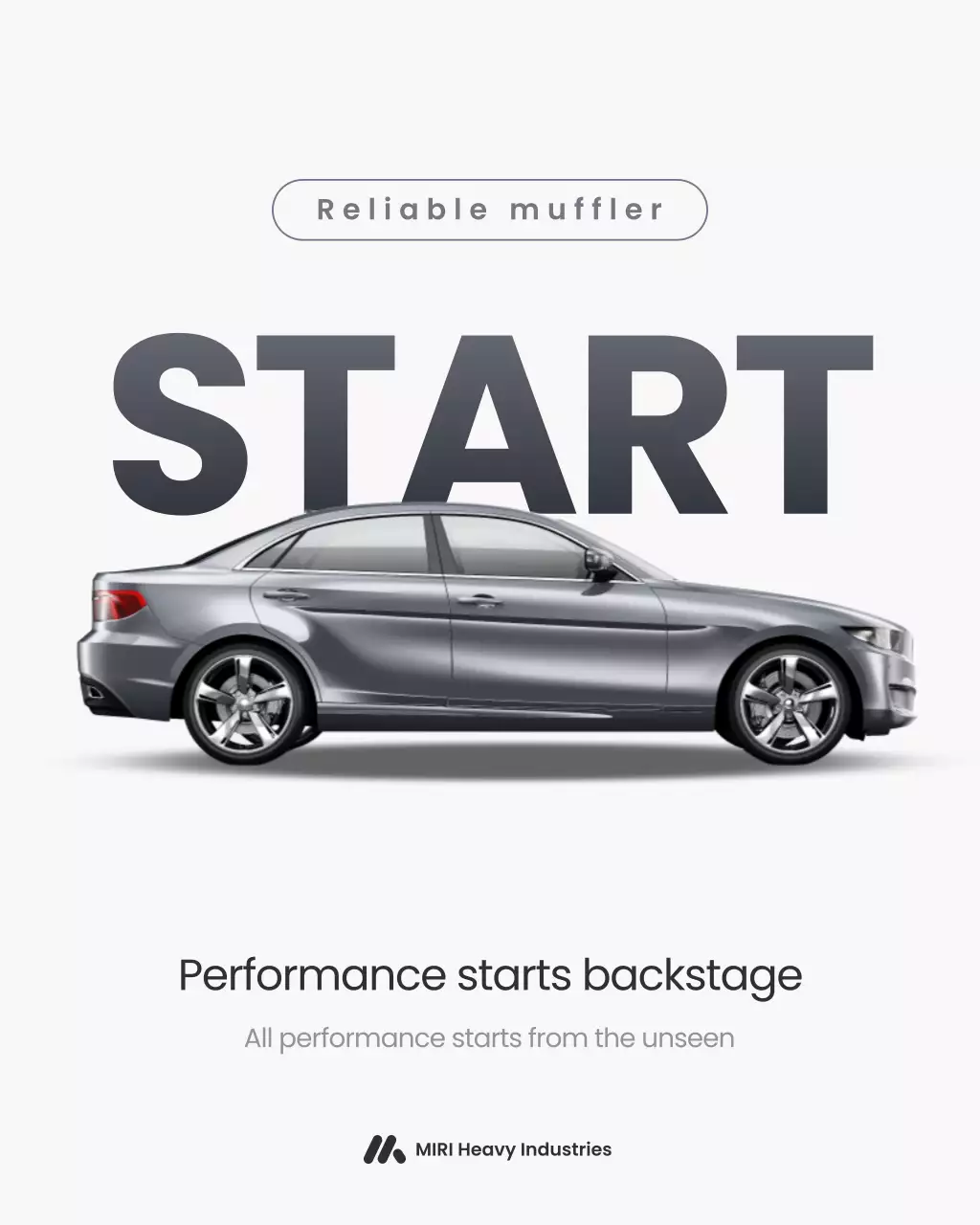 promosi mobil modern abu-abu