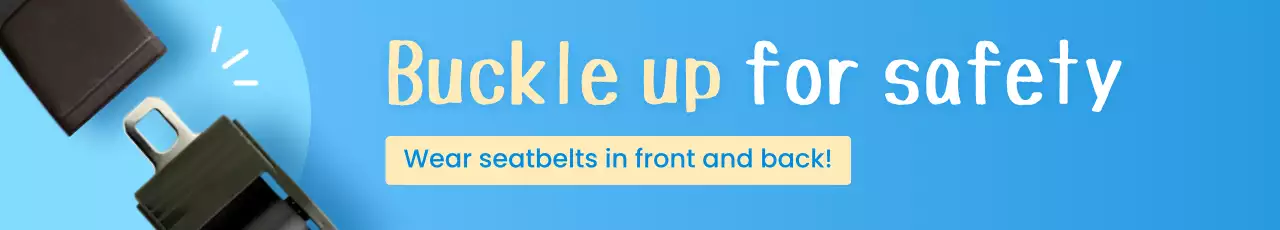 anúncio de segurança moderno azul