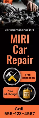 promoção de carro moderno laranja