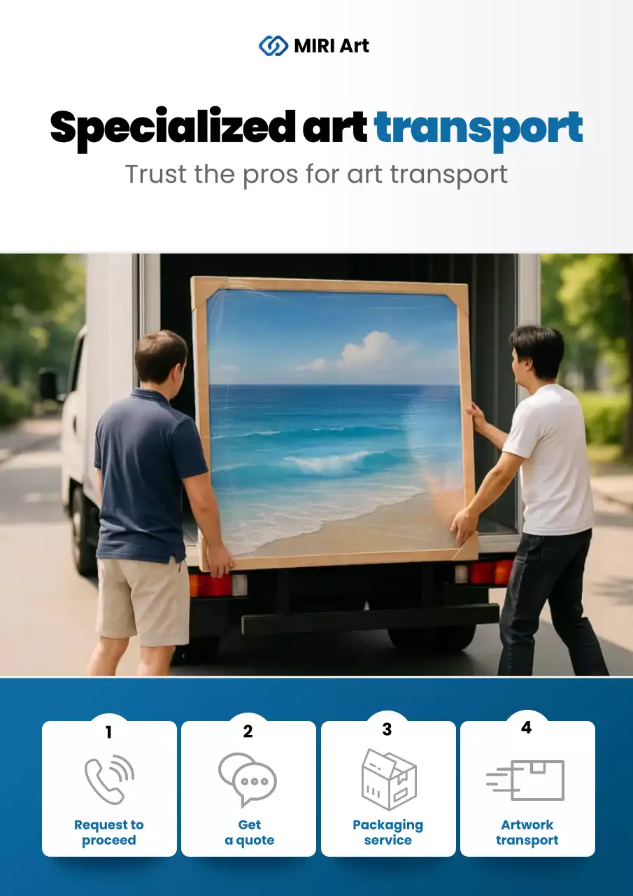 blue professional artwork promotion