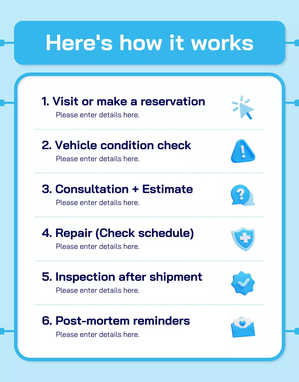 promoção de carro moderno azul