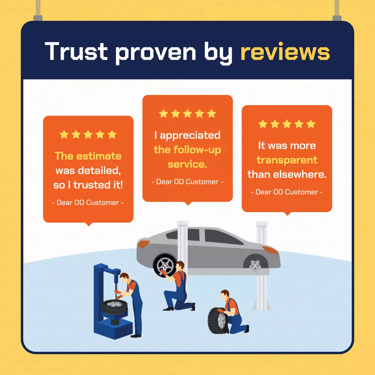 yellow modern car guide