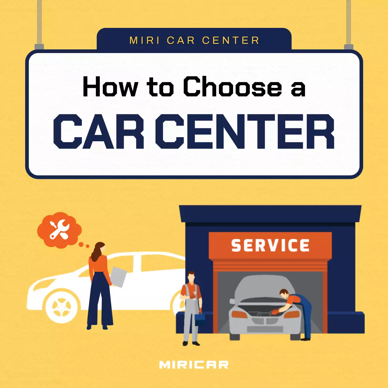 yellow modern car guide