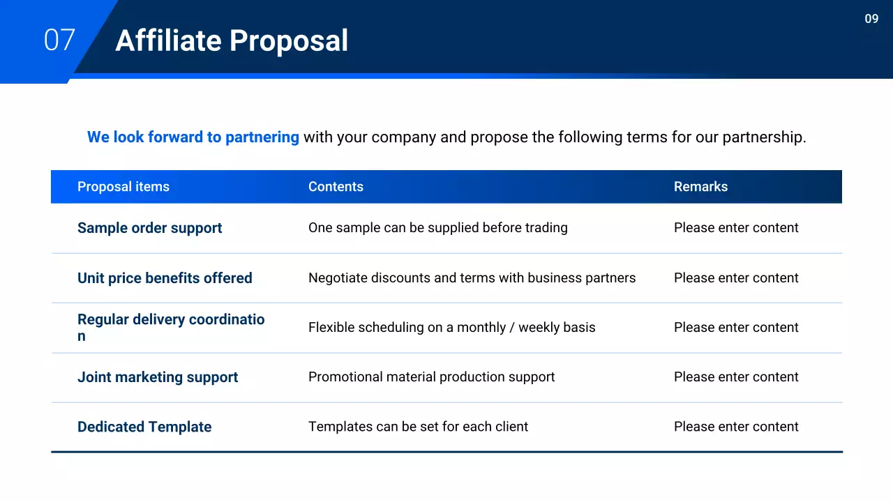 proposal otomotif modern biru