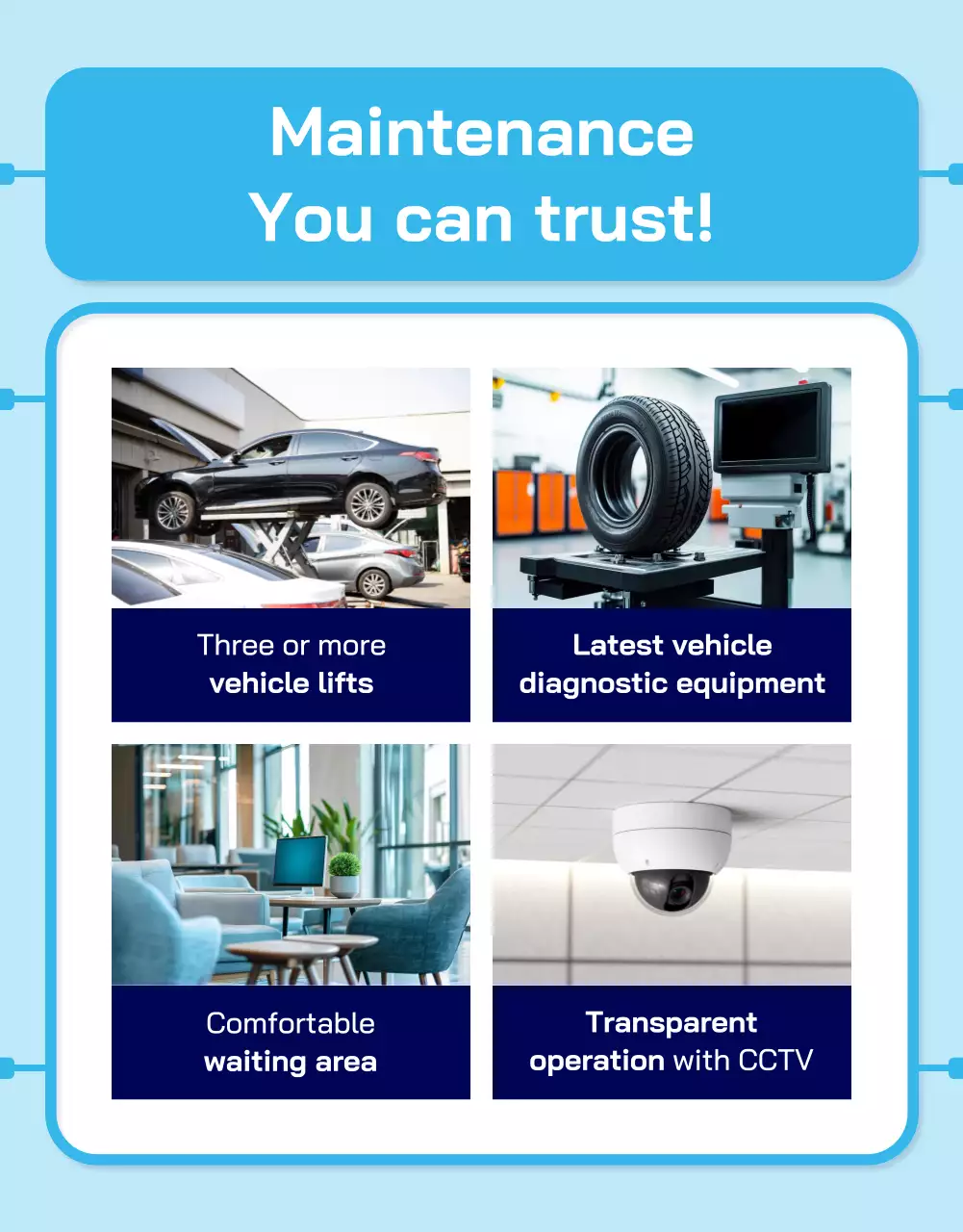 promoção de carro moderno azul