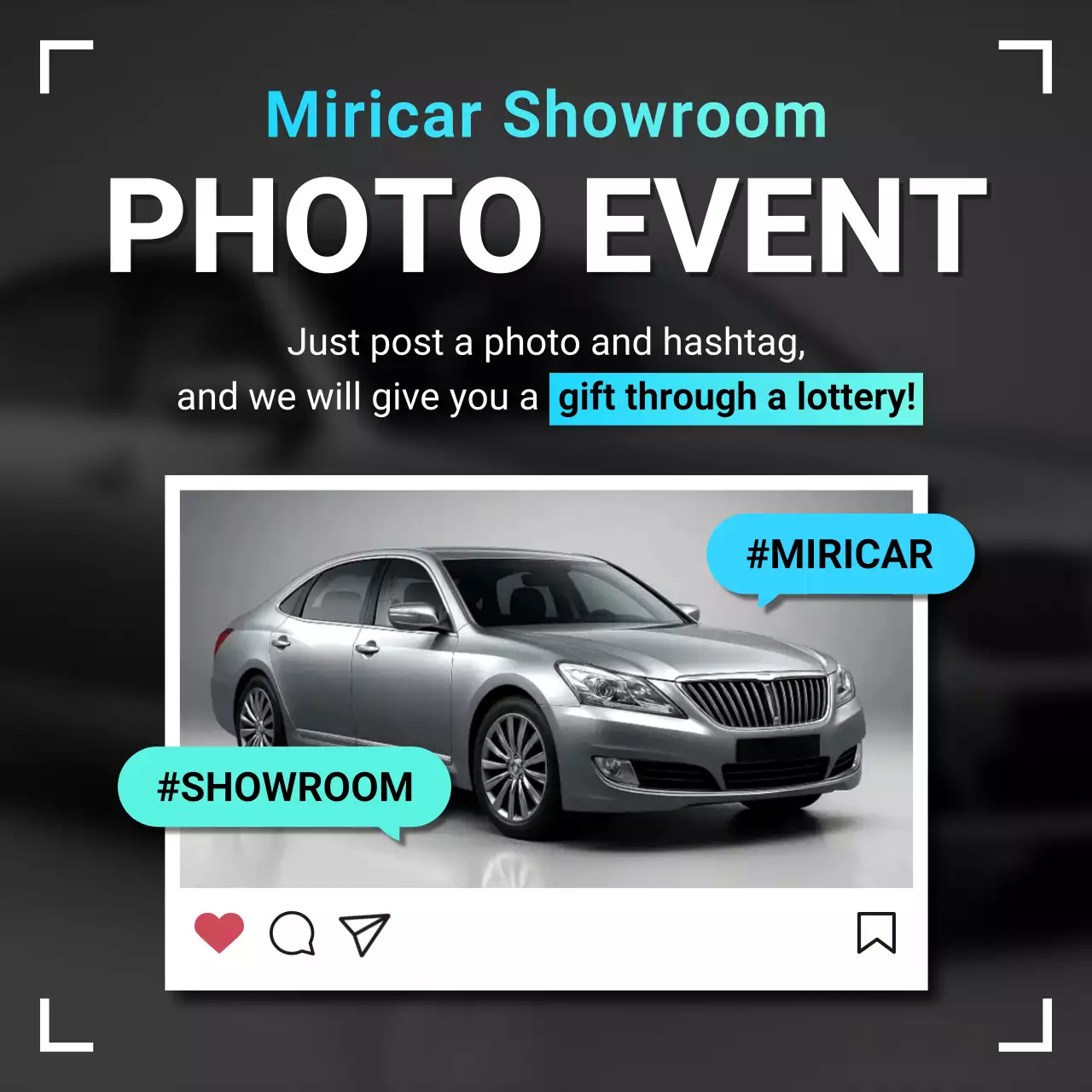 silver modern car promotion