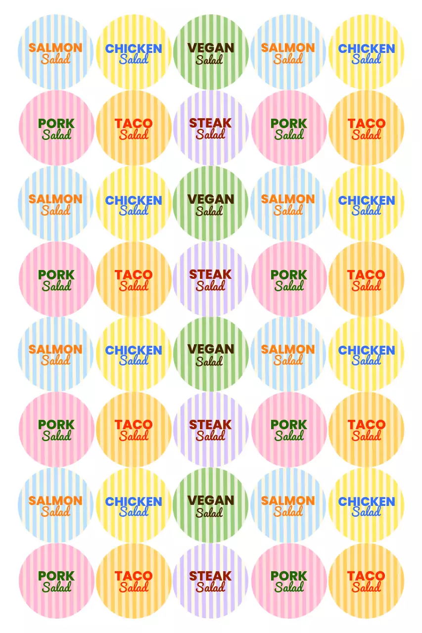 연보라 팝 음식 스티커