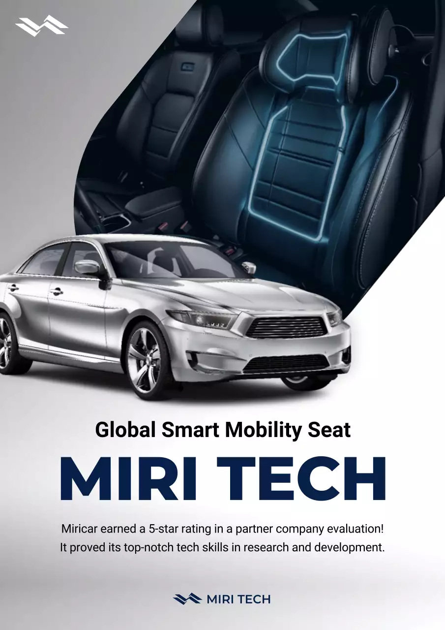 Silver modern mobility technology advertisement