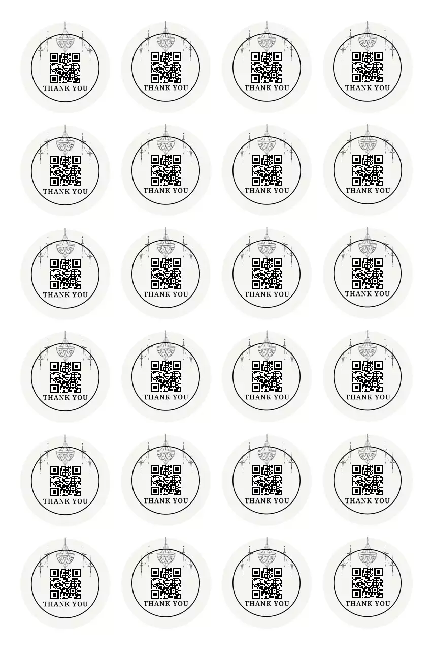 검정 미니멀 스티커 행사