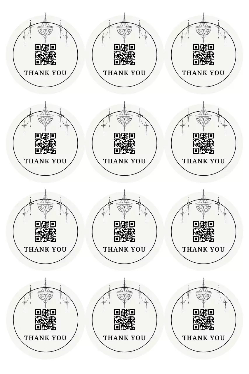 검정 심플 스티커 홍보