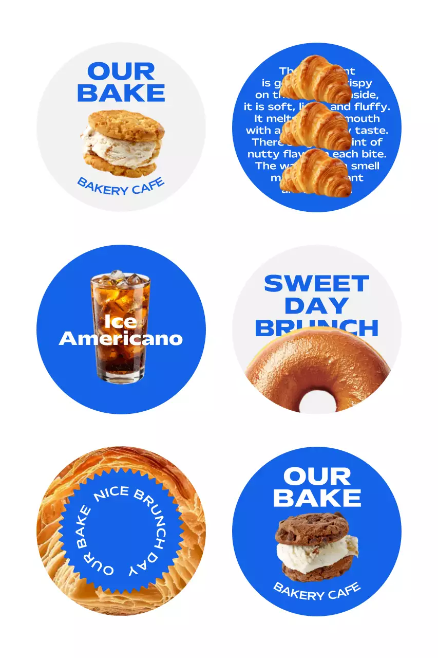 파랑 모던 베이커리 홍보