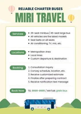 green modern travel promotion