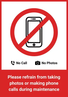 pemberitahuan perawatan minimal berwarna merah