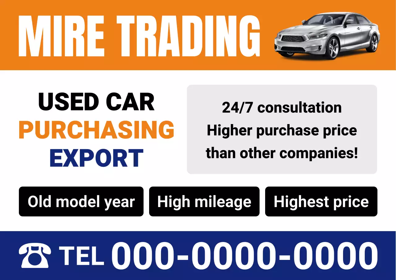 quảng cáo xe hơi hiện đại màu cam