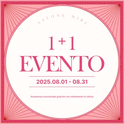 Promozione Pink Modern 11 Evento