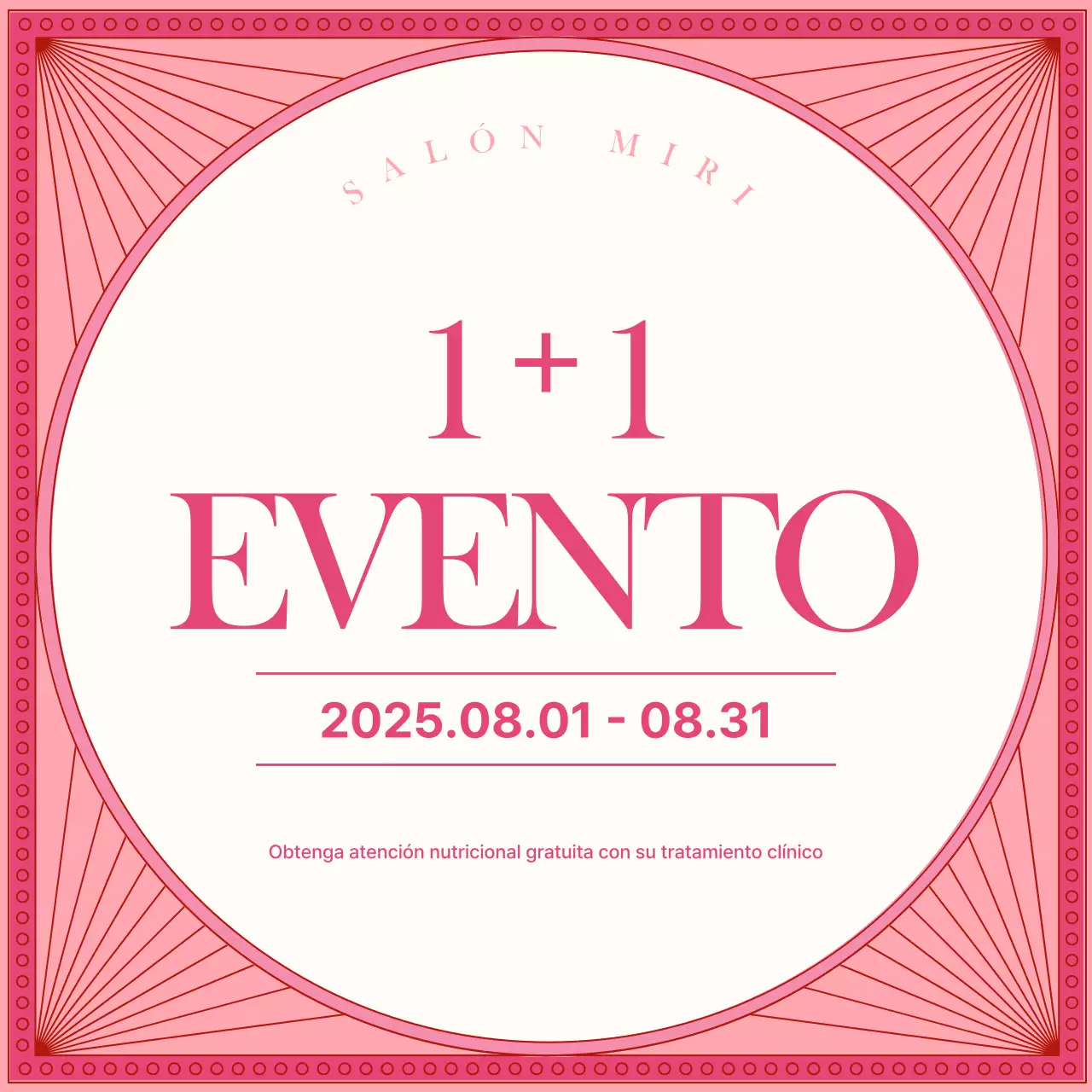 Promoción Moderna Rosa 11 Evento