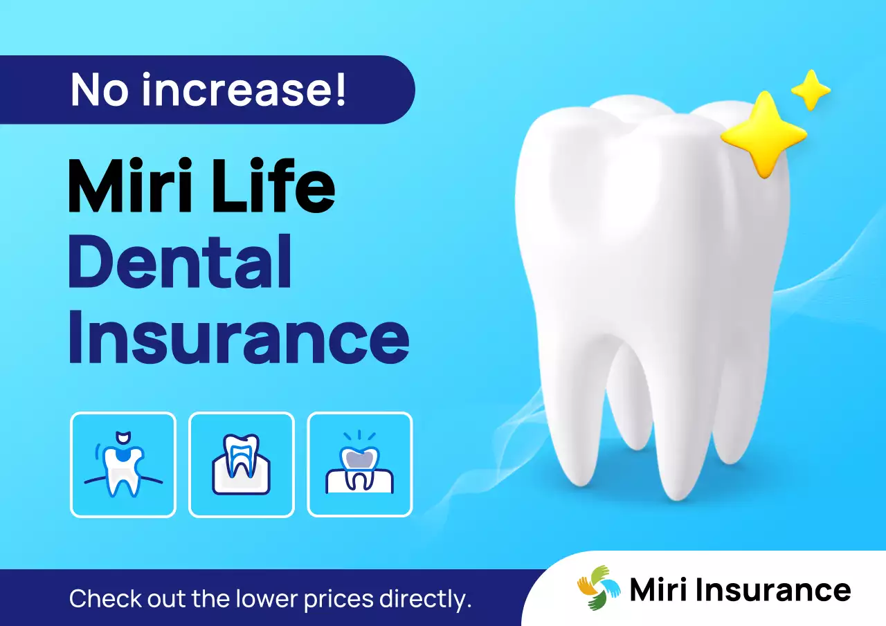 blue modern dental promotion