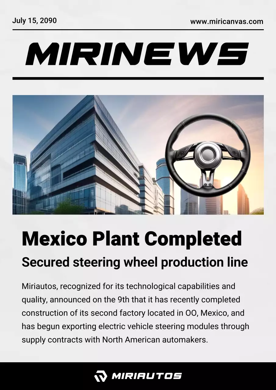 grey modern automotive announcement