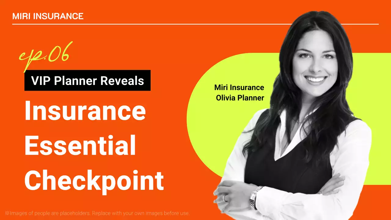 pengumuman asuransi modern oranye