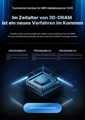 Blue Modern Technology Seminar-Rekrutierung