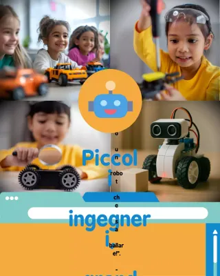 Collage fotografico di eventi tecnologici moderni blu