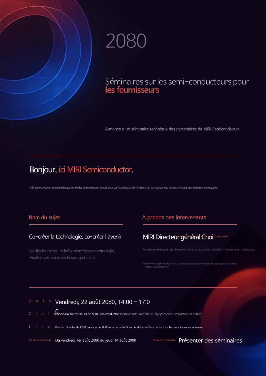 Guide du séminaire sur les semi-conducteurs modernes noirs