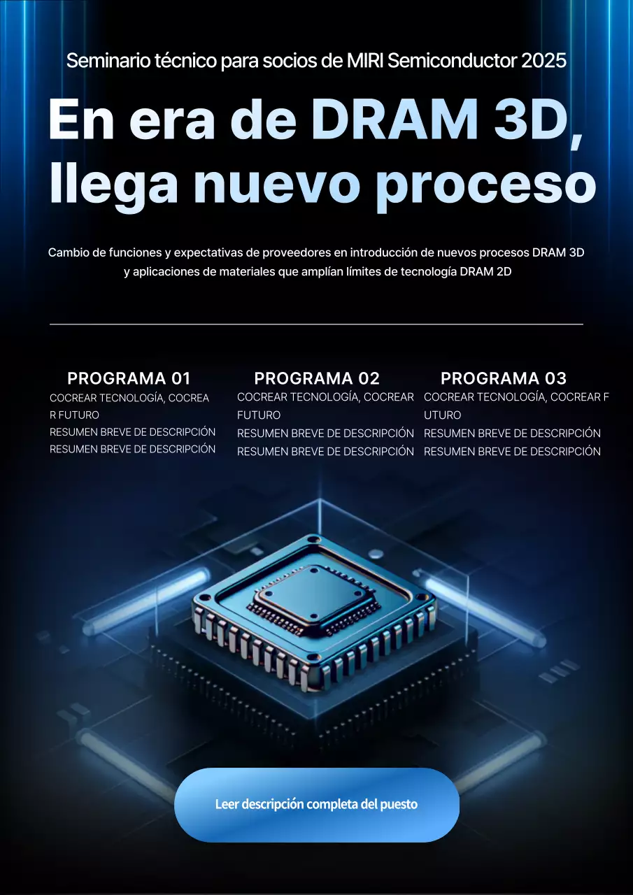 Seminario de Reclutamiento de Tecnología Moderna Azul