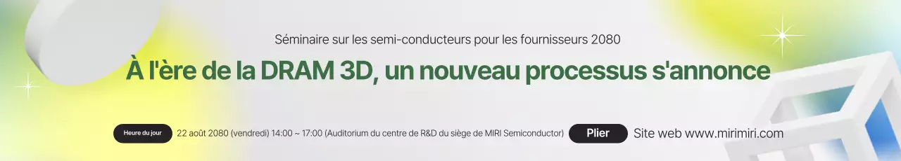 Guide du séminaire sur les semi-conducteurs modernes en gris et vert citron