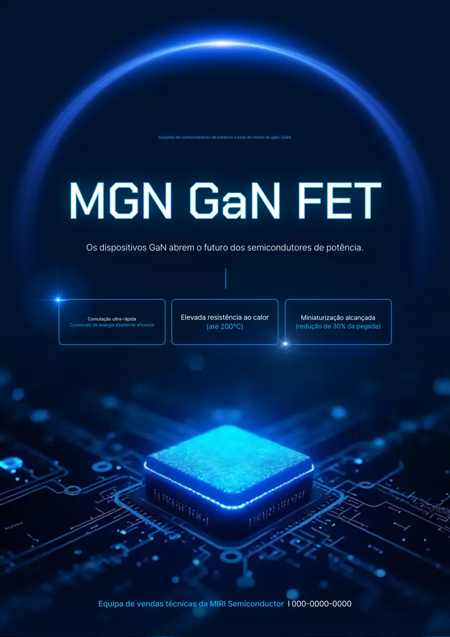 Anúncio da Blue Modern Semiconductor