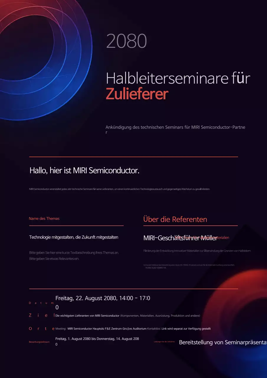 Leitfaden zum Black Modern Semiconductor-Seminar