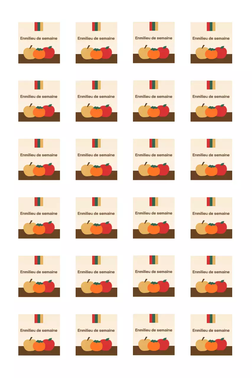 Salutations traditionnelles de Chuseok avec des fruits