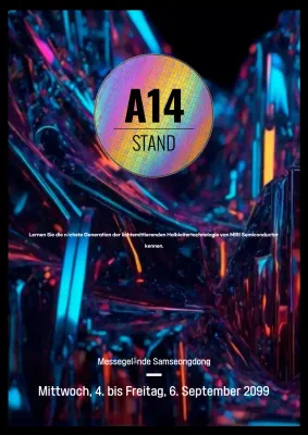 Neon Cyber Technology Ausstellung