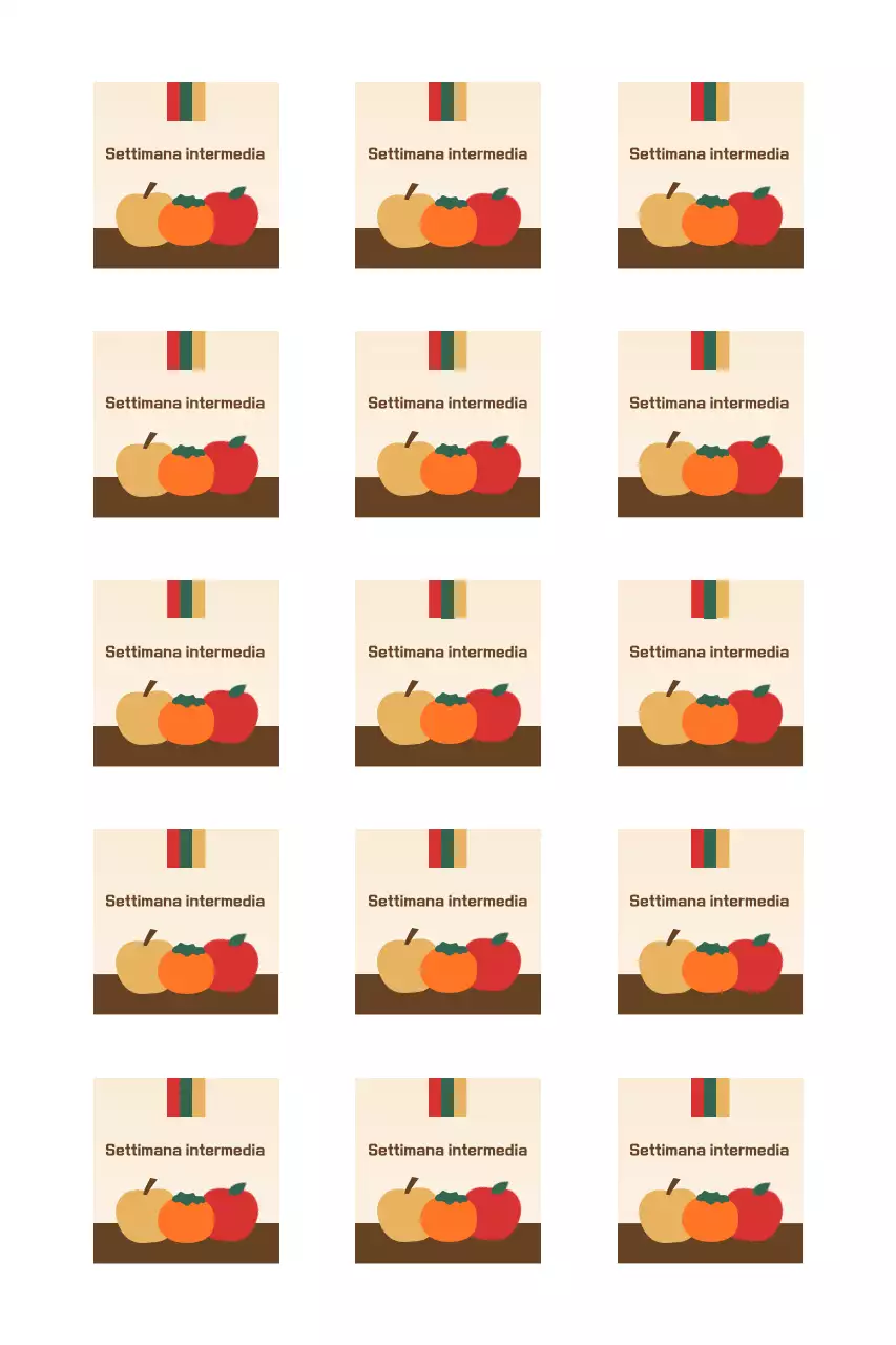 Saluti tradizionali Chuseok con frutta