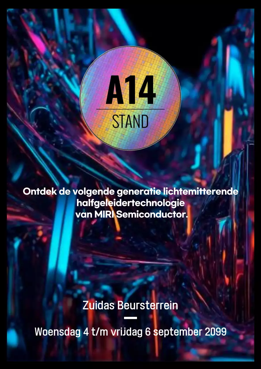 Neon Cyber Technology-tentoonstelling