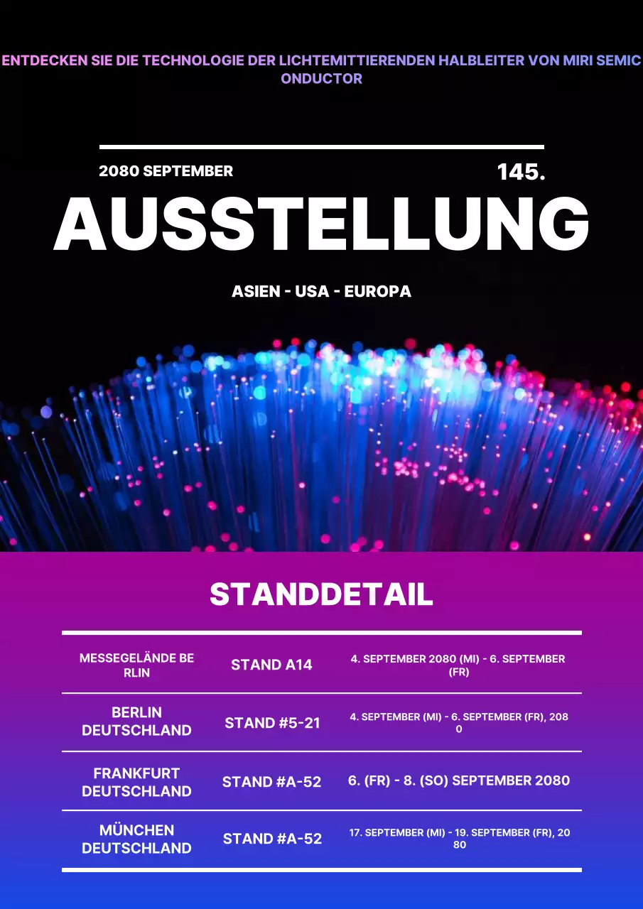 Leitfaden zur Neon Modern Technology Exhibition