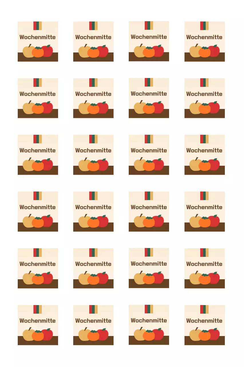 Traditionelle Chuseok-Grüße mit Obst