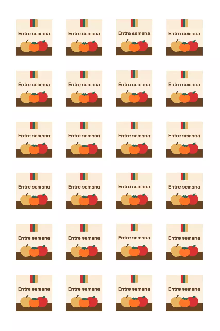 Saludos tradicionales de Chuseok con fruta