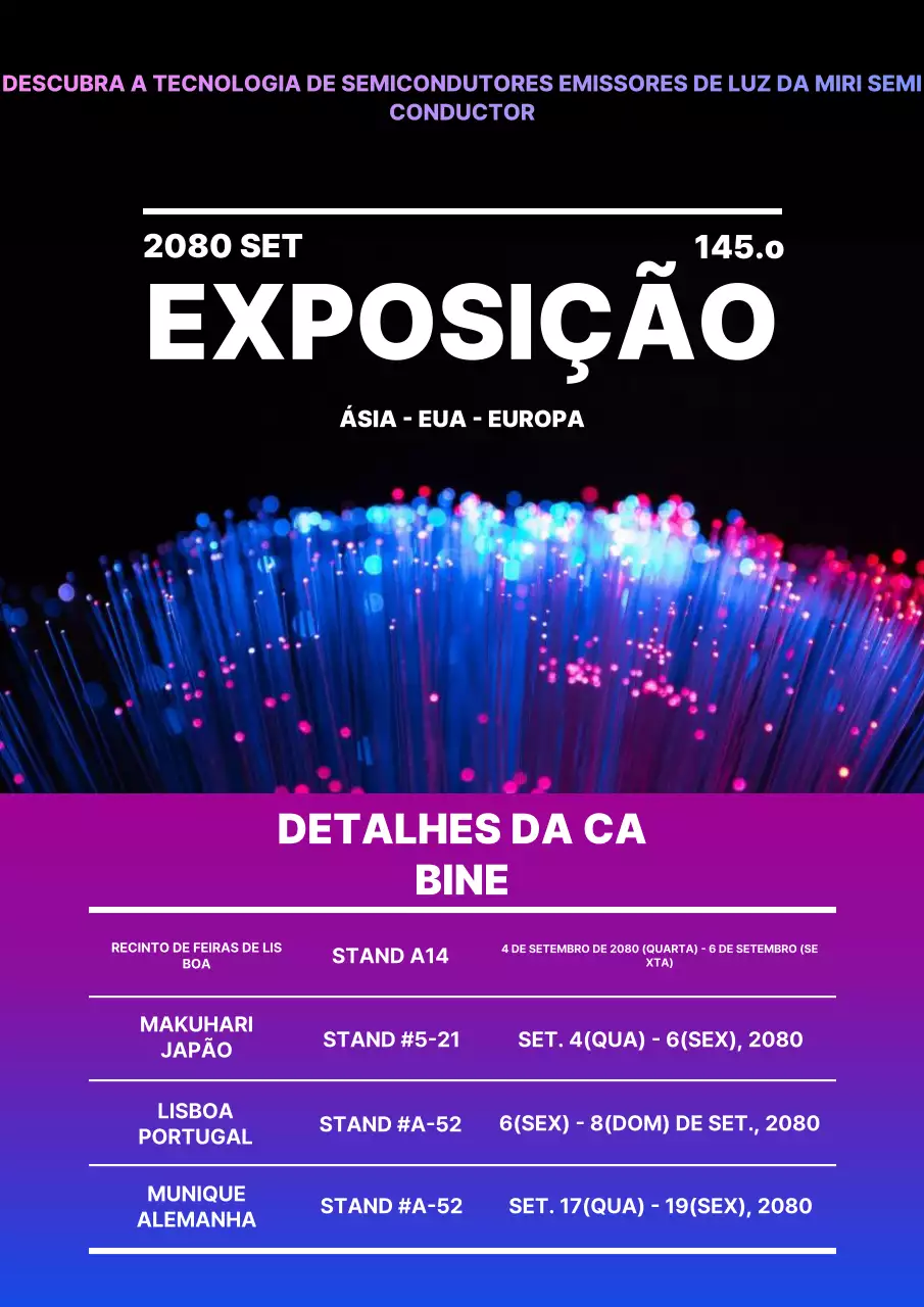 Guia para a Exposição de Tecnologia Moderna Neon