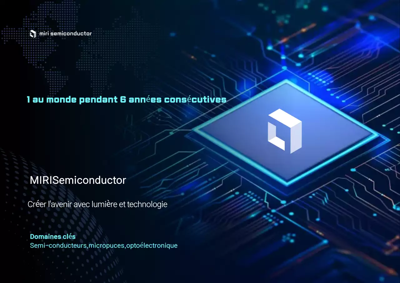 Publicité Blue Modern Semiconductor