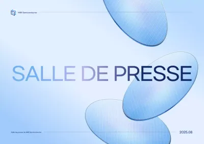 Salle de presse de Sky Blue Modern Technology