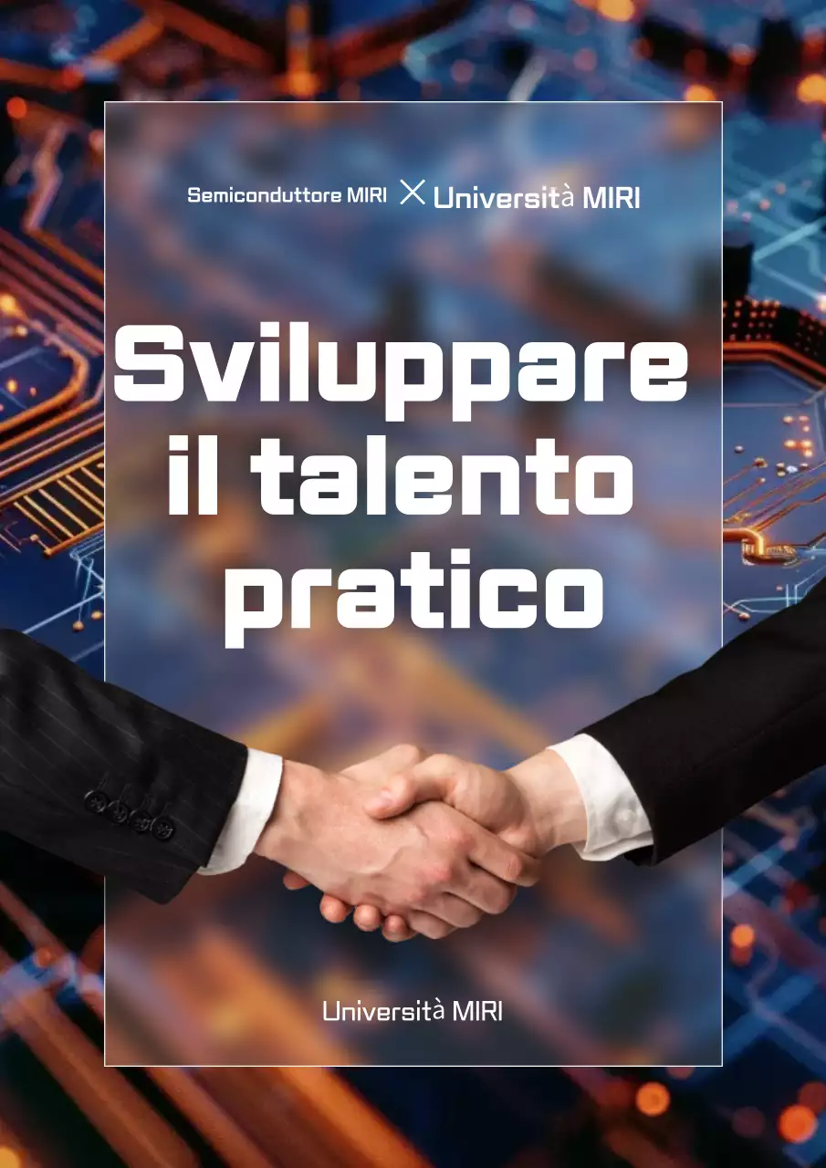 Pianificazione dell'istruzione moderna arancione