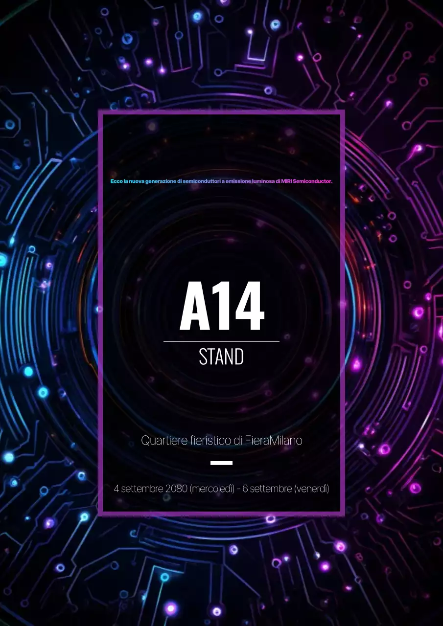 Guida alla tecnologia informatica al neon