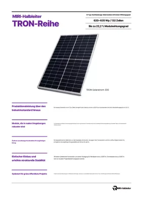 Bora Modern Solar Produktwerbung