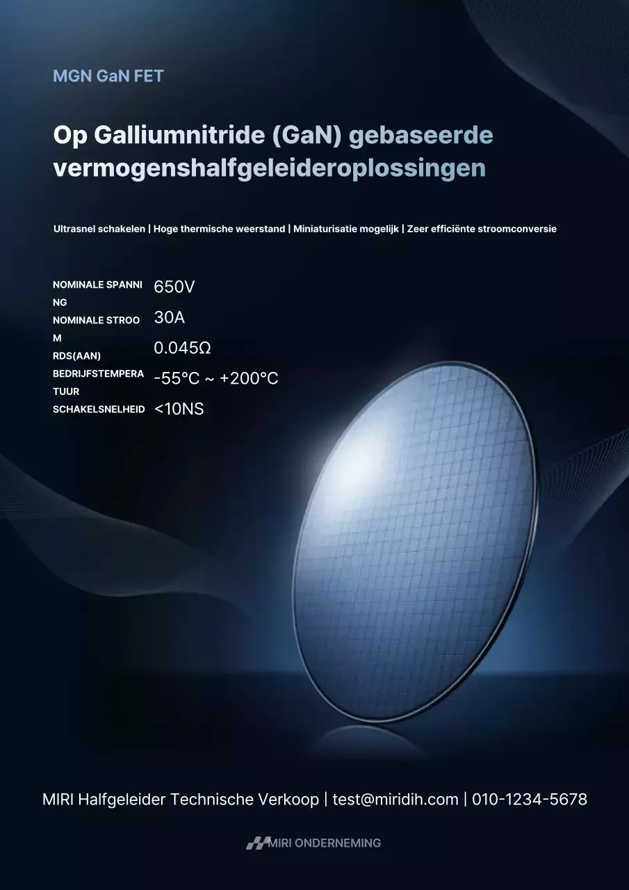 Advertentie voor Blue Modern Semiconductor
