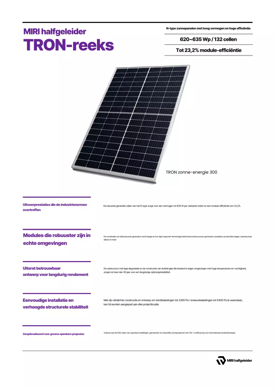 Bora Modern Solar Product Promotie