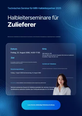 Blue Modern Seminar Ankündigung Rekrutierung