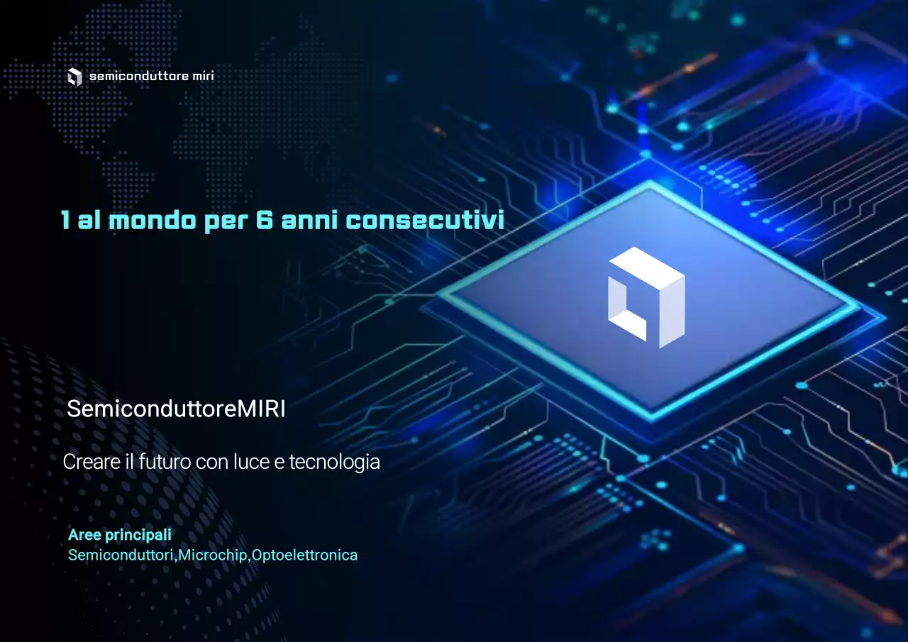 Pubblicità Blue Modern Semiconductor